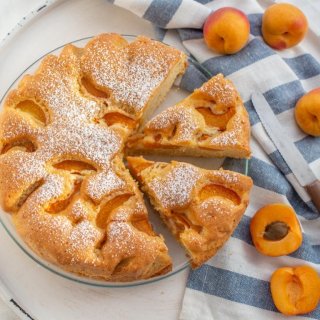 Aprikosen-Pfirsich-Kuchen