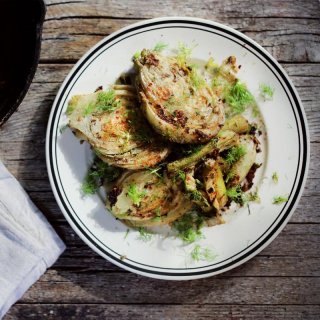 Fenchel mit Sardellen und Käse
