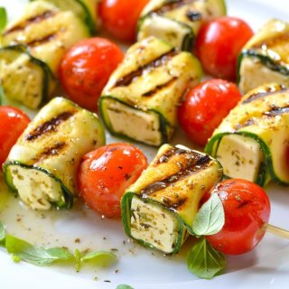 Gegrillte Gemüse-Schafskäse-Päckchen