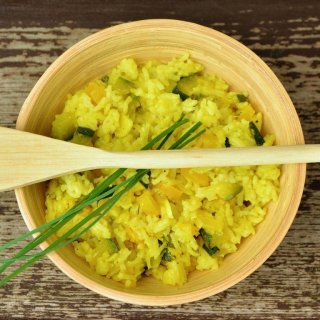 Gelbe Bete-Risotto