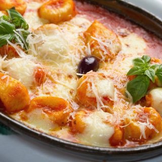 Gnocchi in Paprika-Tomaten-Sauce