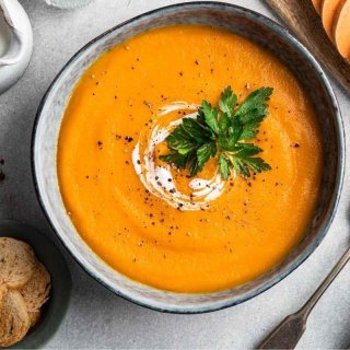 Kartoffel-Karotten-Senf-Suppe