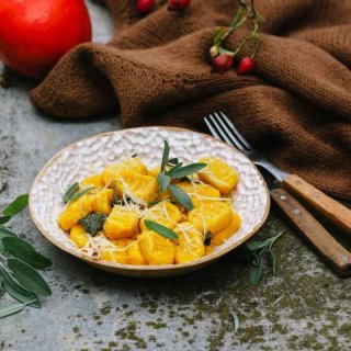 Kürbisgnocchi mit Salbeibutter