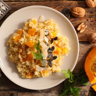 Kürbisrisotto
