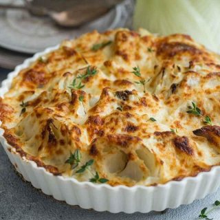 Mangold-Kartoffel-Gratin