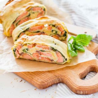 Mangold-Lachs-Rolle