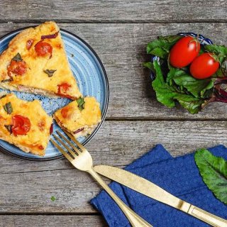Mangold-Tomaten-Quiche