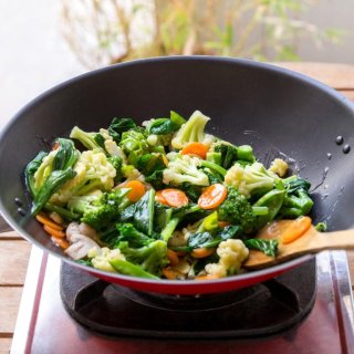 Pak Choi Gemüsepfanne
