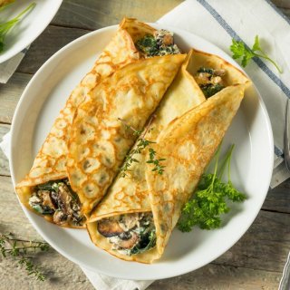 Pilz-Pfannkuchen