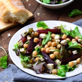 Rote Bete-Kichererbsen-Salat