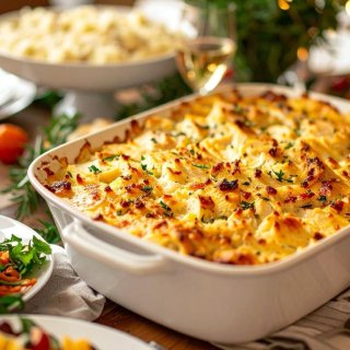 Sauerkraut-Kartoffel-Auflauf