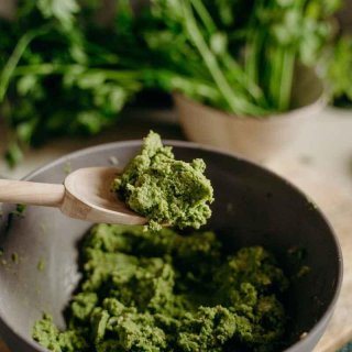 Schnittlauch-Petersilien-Pesto