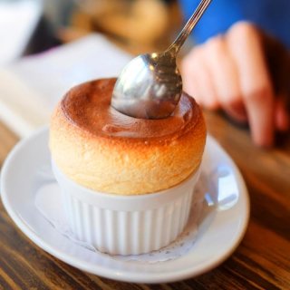 Süßes Kürbissoufflé