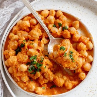 Topinamburpfanne mit Kichererbsen