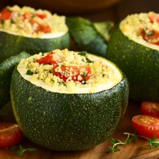 Gefüllte Zucchini mit Quinoa