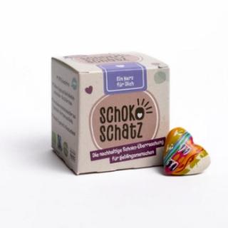 SchokoSchatz mit Herzfigur Zartbitter