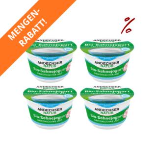 4x Sahnejoghurt griechische Art 200g