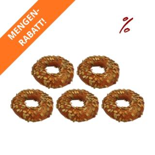 5x Dinkellaugenbagel mit Kürbiskernen