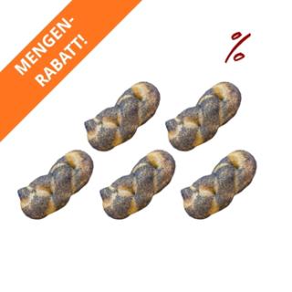 5x Mohnzöpfchen
