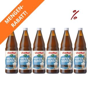 6x Haferdrink Barista Voelkel Glasflasche