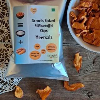 Süßkartoffel-Chips Meersalz