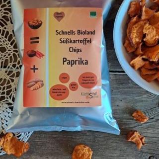 Süßkartoffel-Chips Paprika