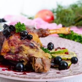 1 Gänsebrustfilet + 1 Gänsekeule