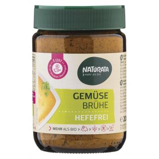 Gemüsebrühe im Glas