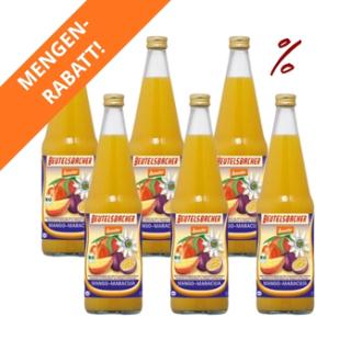 6x Mango Maracuja Fruchtcocktail Beutelsbacher