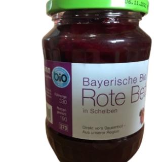Rote Bete Scheiben im Glas aus Bayern