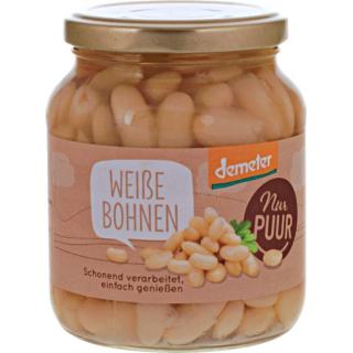 Bohnen weiß im Glas