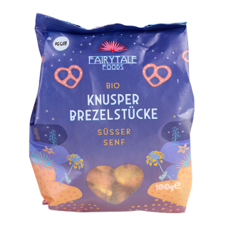 Knusper Brezelstücke süßer Senf