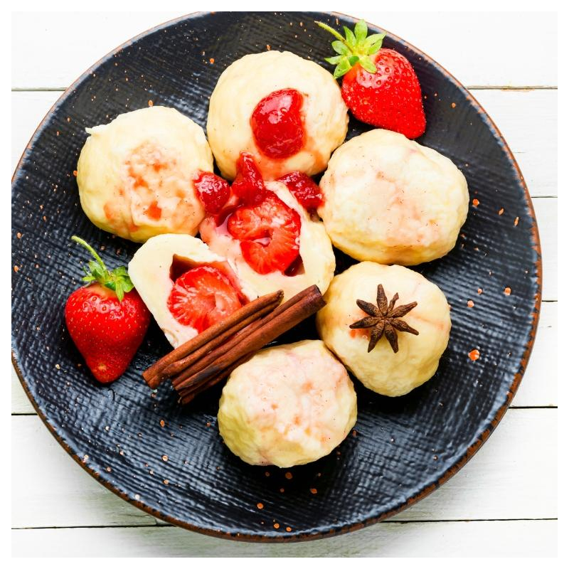 Erdbeerknödel