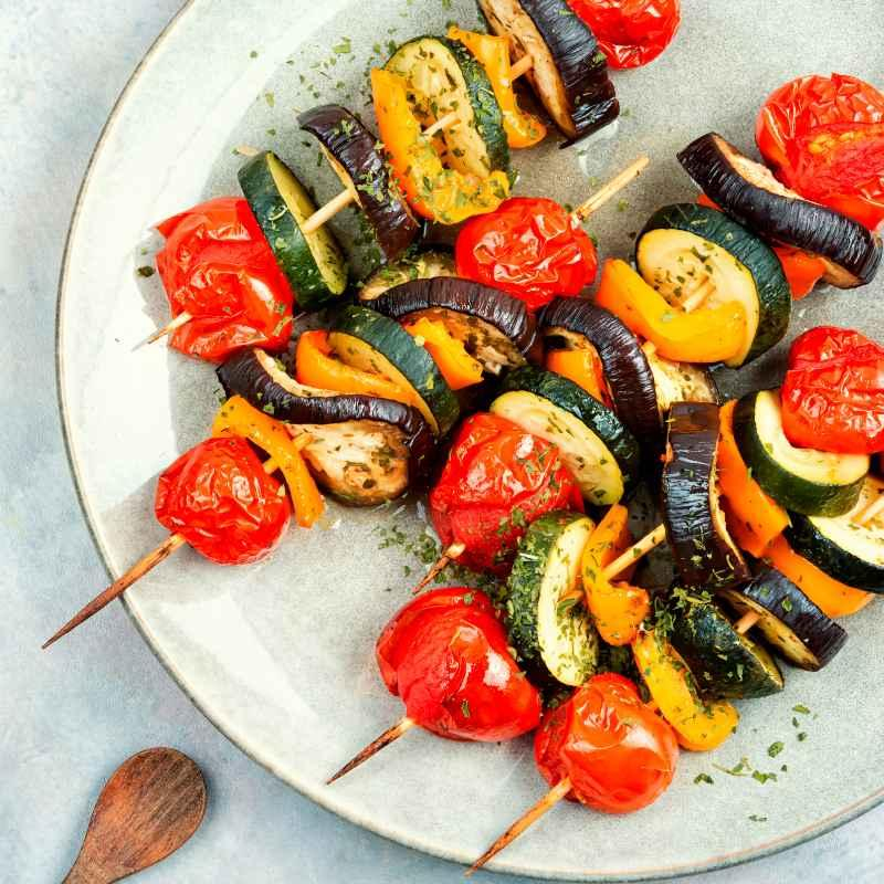 Gemüsetürmchen gegrillt