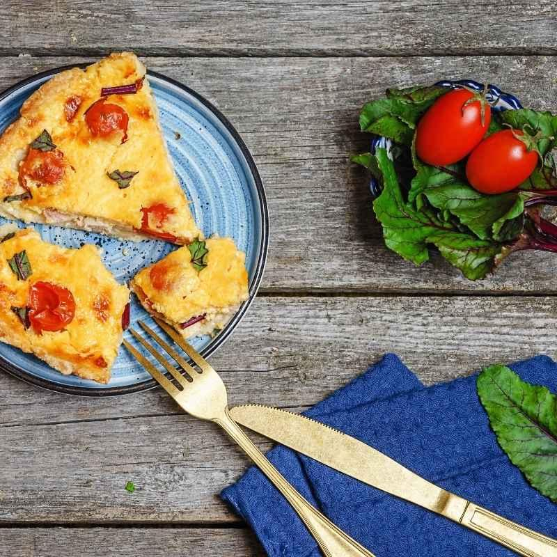 Mangold-Tomaten-Quiche