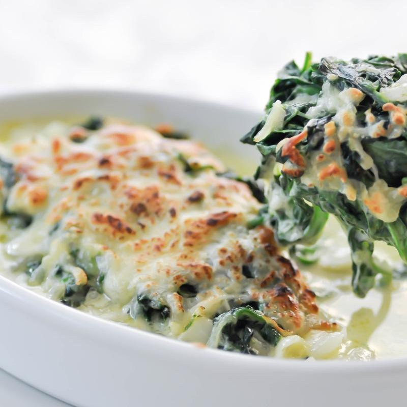 Mangoldgemüse mit Käse