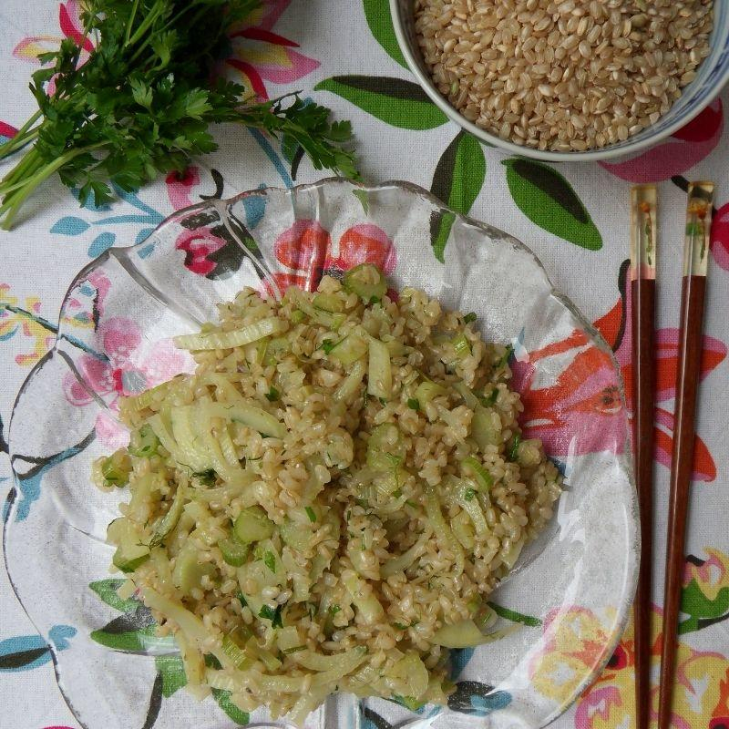 Sellerie-Fenchel-Pfanne vegan