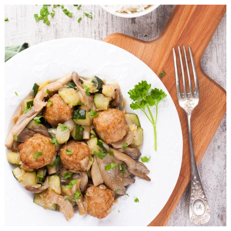 Zucchini-Tofu-Pfanne