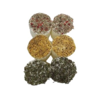 Bunte Ziegentürmchen