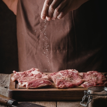 Nackensteaks gewürzt 800g Landgut Schwein