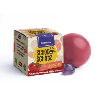 Schokoschatz Himbeer-Dattel mit Edelstein