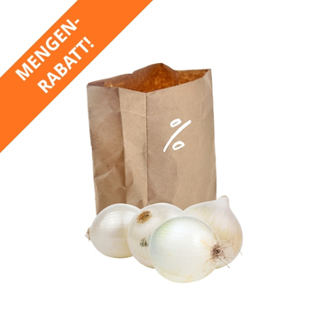 Zwiebeltüte weiß neue Ernte ca. 1,5 kg