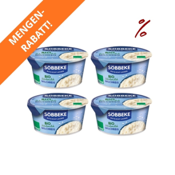 4x Milchreis im Becher