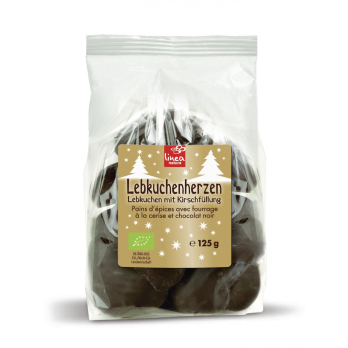 Lebkuchenherzen gefüllt vegan