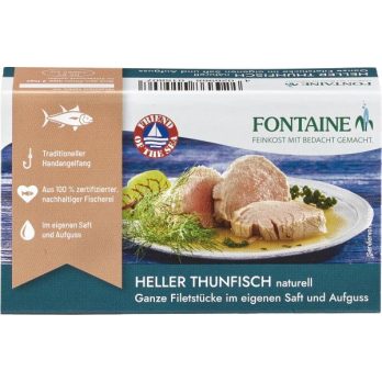 Thunfisch naturell Filetstücke