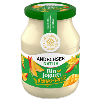 Joghurt Mango Vanille 500g im Glas