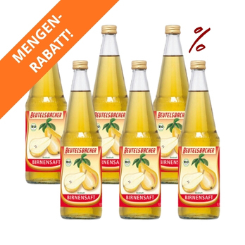 6x Birnensaft Beutelsbacher