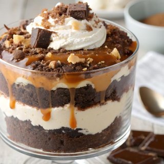 Bananen-Split im Glas