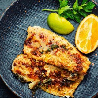 Fischfilet mit Shiitake-Pilzkruste