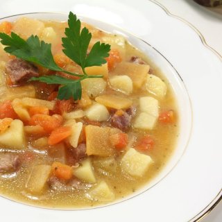 Kohlrüben-Eintopf mit Kasseler